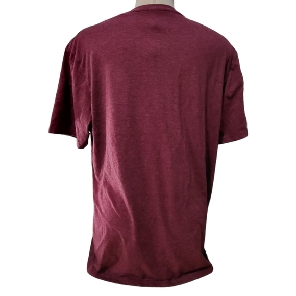 Max Men's Essentials Tees Size XL Colour Wine - Picture 3 of 8